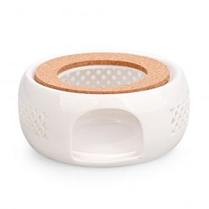Hjlian Service A The, Poele Chauffant, Theiere Chaude, Poele Chauffante En Ceramique, Four A Bougie, Theiere Blanche En Ceramique - Neuf