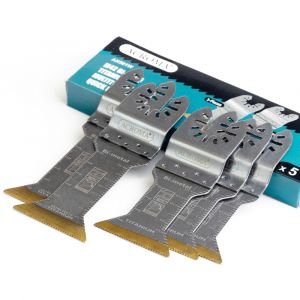 Lot de 5 lames oscillantes universelles M42 HSS bimétalliques pour outil multifonction, lame extra longue de 5,1 cm et 7,6 cm, idéales pour couper plongeantaffleurer à plusieurs matériaux - Neuf