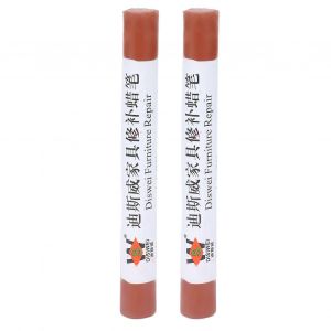 2pcs meubles peinture sol réparation crayon rayure patch peinture stylo bois composite réparation matériau chêne rouge - Neuf