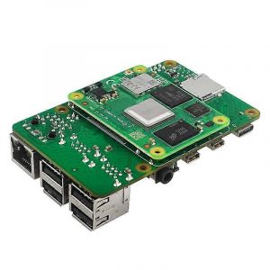 Carte adaptateur CM4 vers PI4B pour Raspberry Pie Module CM4 vers adaptateur 4B Port Ethernet 4 voies USB2.0 RJ45 - Neuf