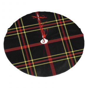 Jupe de sapin de No&euml;l &eacute;cossaise &agrave; motif tartan (3), douce et amusante, pour une d&eacute;coration de No&euml;l champ&ecirc;tre de 122 cm (48 pouces). - Neuf