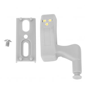 Charniere de porte d'armoire a piles, lumiere LED nocturne chaude pour placard, penderie (1 piece) - Neuf