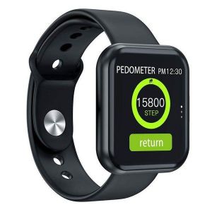 Montre Connectée T88 - Moniteur De Fréquence Cardiaque Et De Pression Artérielle 24 H/24 - Noir - Neuf