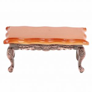 1 :12 Maison De Poup&eacute;e Miniature Simul&eacute; Table Basse Mini Meubles Mod&egrave;le Jouet Accessoire Table Longue - Neuf