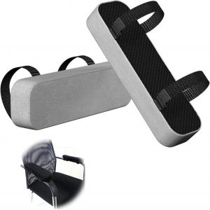 Gris Coussin De Coude 2 Pi&egrave;ces Mousse &Agrave; M&eacute;moire Prot&egrave;ge-Accoudoirs Coude Support Coussinets De Bras Chaise Accoudoirs Souple Oreiller Pour Les Coudes Coussin D Accoudoir Coussin De Coude - Neuf