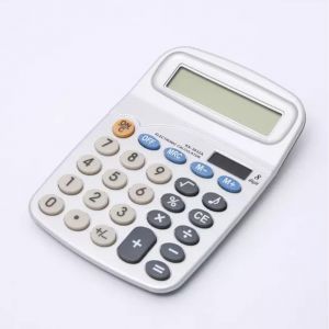 Calculatrice de table pour bureau et école,8 chiffres avec écran Lcd,double alimentation solaire et batterie,convient à la maison,à l'école,au bureau - Neuf