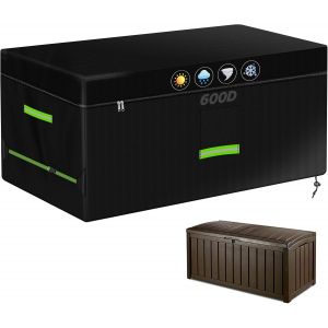 Ulteronixshop-Housse Coffre De Rangement Exterieur, 600d 158x75x65cm Imperm&eacute;able Jardin Rangement Jardin Exterieur, &Eacute;tanche R&eacute;sistant Aux Uv Housse De Protection Pour Bo&icirc;tes Terrasse, Bo&icirc;tes De Range - Neuf