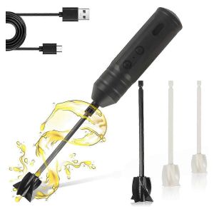 Kit de mélangeur électrique sans fil en résine époxy - mélangeur de résine portable rechargeable pour résine époxy avec 4 palettes pour l'artisanat de bricolage - Neuf