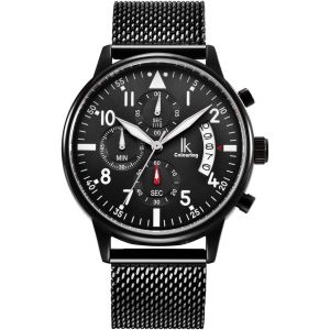 Ik Montre Hommes Femmes Chronographe Bracelet Maille.[J485] - Neuf