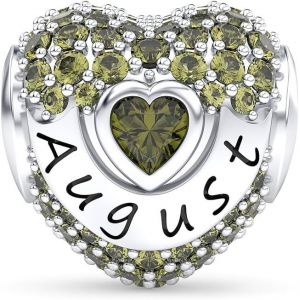 Eryi-Charm Pierre De Naissance En Argent 925 Pour Colliers Et Bracelets Pandora Bijoux Pour Anniversaire Noël Fête Des Mères Cadeaux Pour Femmes - Neuf