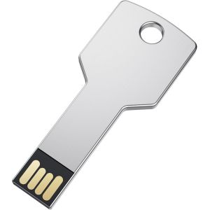 64Go Cl&eacute; USB Forme de Cl&eacute; USB 2.0 Argent&eacute; Cle USB Nouveaut&eacute; M&eacute;moire Stick &Eacute;tanche Thumb Drive Stockage de Donn&eacute;es Externe pour Cadeau - Neuf