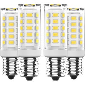 Kalanka-Ampoules Led E14 Blanc Froid 6000k, 4w Remplacement Pour Ampoule Halog&iquest;&iquest;Ne 50w 60w, E14 Led Ac 230v Mini Ampoule &iquest;&iquest; Incandescence, Cri 85+, Pas De Scintillement 650lm, Non Dimmable, Lot De 4 - Neuf