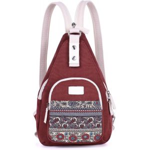 nzqaf-Mini sac à dos en toile pour femme - Neuf