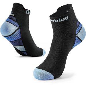Chaussettes De Compression Femme Homme Basse 2 Paires,20-30mmhg Chaussettes De Contention Anti Ampoule,Socquettes Respirantes Support De Voûte Pour Running,Infirmiere,Circulation Sanguine.[C761] - Neuf