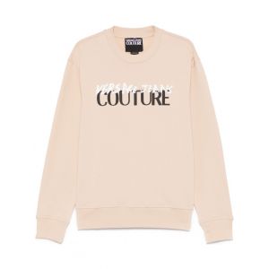 Sweatshirt Beige Pour Homme Versace Jeans Couture - Neuf