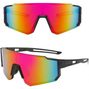 Fdjhy-Lunette De Soleil Sport Polarisée, Lunettes De Cyclisme Homme Femme Cyclisme Lunette Protection Uv400 Lunette De Soleil Pour Course À Pied Cyclisme Pêche Conduite Golf Ski - Neuf