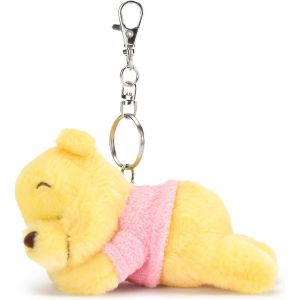 Store Official Peluche Porte-cl&eacute;s Stitch endormi, Lilo & Stitch, 13 cm/5"", Peluche Alien avec Porte-cl&eacute;s Amovible, Convient aux Enfants &agrave; partir de 1 an - Neuf