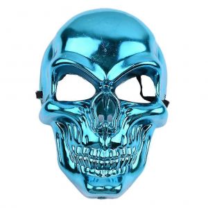 2pcs Halloween Effrayant Squelette Masque Plaqu&eacute; Complet Masque Fant&ocirc;me Mort Masques Pour Costume Cosplay - Neuf