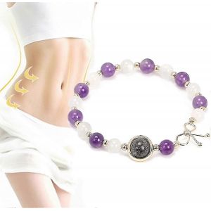 Pierre De Lune Sant Amthyste Bracelet Amthyste Bracelets Amthyste Pour Femmes Minceur 2025 - Neuf