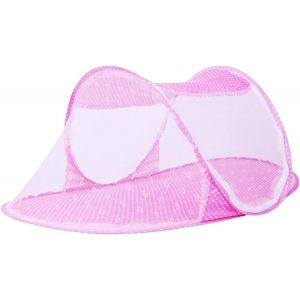 Kal-Moustiquaire Pour Lit De Bébé, Moustiquaire Pliante Pour Bébé Literie Pour Bébé Portable Moustiquaire Pour Bébé Pour Les Fournitures D'été Pour Enfants(Rose 110 * 65 * 60cm), Ljj2066 - Neuf