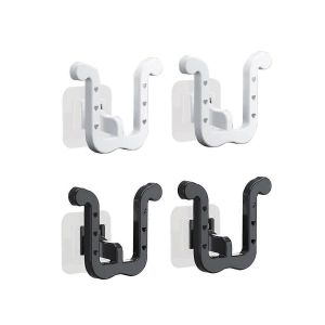 4PCS Mural Étagère À Chaussures,Porte-Pantoufles Organisateur Auto-Adhésif Étagère À Chaussures pour Porte Clo - Neuf