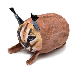 Floppa Peluche 8In Caracal Chubby Pillow Chat Peluche Animal En Peluche Pour Enfants, Anime Fan Cadeaux, D&eacute;coration - Neuf