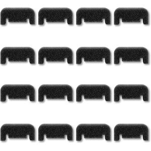 Lot De 16 Filtres En &Eacute;ponge Pour Fontaine &Agrave; Chat, Filtre En Mousse Pour Animaux De Compagnie, Filtre Abreuvoir Chiens Et Chats, Rechange Filtre Distributeur D'eau Noir. - Neuf