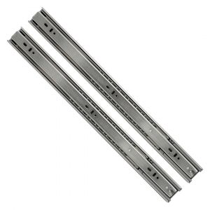 Glissi&egrave;res de tiroirs 45mm Glissi&egrave;res t&eacute;lescopiques &agrave; extension totale 600mm 6 pi&egrave;ces - Neuf