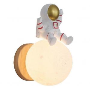 Astronaute Créatif Applique Murale 3d Print Abat-Jour Led Applique Murale C - Neuf