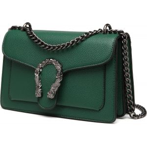 TIANYI-Petit Sac Bandouli&egrave;re Femme Cuir PU Sac &agrave; Main Femme Cha&icirc;ne Port&eacute; Epaule Fourre Sac de messager Sac &agrave; &Eacute;paule Sacs &agrave; l'&eacute;paule - Neuf