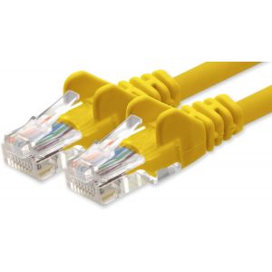 C&acirc;ble R&eacute;seau Cat6 Cat 6-1X 15M - Rj45 Ethernet Lan Dsl Routeur Modem - Jaune[CAB9165536] - Neuf