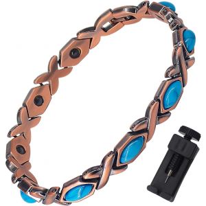 Cmjaagur-Lightweight Adjustable Metal Bracelet For Women Small Charm Bracelet With Hand Chain Birthday Christmas Friendship Party Accessory For Mom Daughter Friend Couple With Box[M941] - Neuf