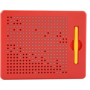 (Rouge) Magic Slate Tableau à dessin magnétique Aimant Pad Planche à dessin avec stylo pour enfant Jouet éducatif Créativité Tablette ABS Tablette à dessin Jeu gratuit Dessin - Neuf
