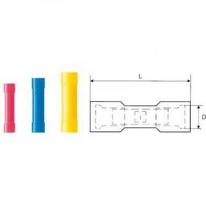 Weidmuller - Prolongateur Weidm&uuml;ller 9200510000 Lib 6b26 Vf 4 Mm&sup2; 6 Mm&sup2; Enti&egrave;rement Isol&eacute; Jaune 100 Pc(s) - Neuf