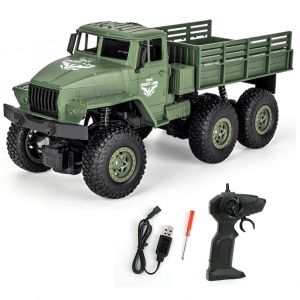 Véhicule RC 1/18 2.4Ghz 4WD, voiture électrique à Six roues, modèle de camion simulé, jouet - Neuf