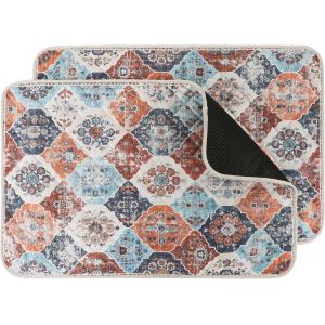 Pata-Lot De 2 Tapis Educateur Pour Chien, Lavable Réutilisables Et Super Absorbanttapis Pee Pad, Anti-Fuites Apprentissage Propreté Pour Chiot Eu011 (Riche Et Coloré, 91x91cm-2pcs) - Neuf