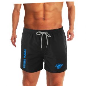 Bermuda Short De Plage Pour Hommes,Doublure En Maille,Pantalon De Bain,Séchage Rapide,Surf,Short De Plage,Fitness,Muscle,Pantalon De Sport Aquatique,Été-Xl-T - Neuf