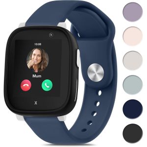 Kal-Bracelet Pour Enfant Compatible Avec Xplora X6 Play Pour Filles Et Garçons - Bracelet En Silicone Souple Sûr - Étanche - Bracelet De Rechange Pour Montre Xplora X6 - Neuf