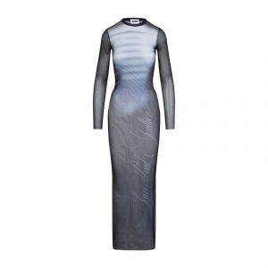 Robe Maxi En Tulle Bleue Jean Paul Gaultier - Neuf