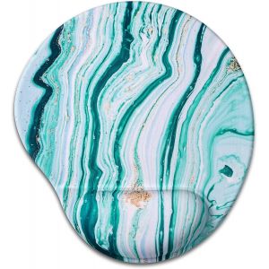 Tapis De Souris Ergonomique Avec Repose-Poignet Et Base Antidérapante En Polyuréthane, Pour La Maison, Le Bureau, Les Jeux, Le Travail, Les Ordinateurs Portables, Soulage La Douleur Avec Base - Neuf