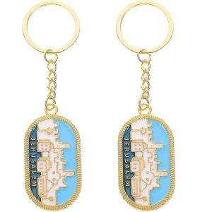 2Pcs Métal Porte-clés Suspendu Porte-clés Pendentif Sac Sac à main Ornement Suspendu - Neuf