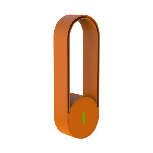 Purificateur d'air USB à ions négatifs, désodorisant, mini purificateur d'air portable (orange) - Neuf