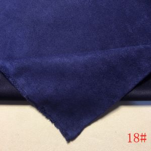 Tissu En Daim De Cryptage Polyester,Housse De Canapé En Peau De Daim Cinq Satinées,Housse De Siège De Voiture,Rideau À Rabat En Fourrure,Tissu À Coudre Pour Vête - Type [Dark Blue-18]-100cm X 150cm - Neuf