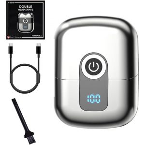 Mdy-Mini Rasoir Électrique Pour Homme, 2in1 Portable Mini Capsule Shaver, Sopami Mini Shaver Usb Rechargeable, Automatique Lavable Rasoir Electriques Hommes, Pour Maison, Bureau, Voyages Daffaires - Neuf