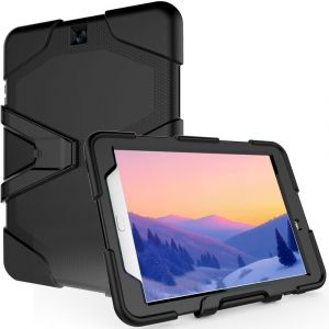 G-Shock Étui Pour Galaxy Tab S2 9.7 Housse Coque Rigide,Très Haute Protection Anti-Choc Avec Support Amovible Compatible Pour Samsung Galaxy Tab S2 9.7 Pouces (Séries Sm-T810) [Noir] - Neuf