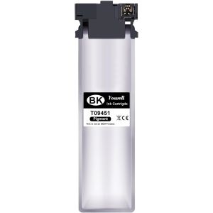 T9451 Cartouche d'encre noire compatible avec Epson T9451 EP64534 pour Epson Workforce Pro WF-C5710DWF WF-C5790DWF WF-C5210DW WF-C5290DW WF-C5710 WF-C5790 WF-C5210 (1 noir) - Neuf