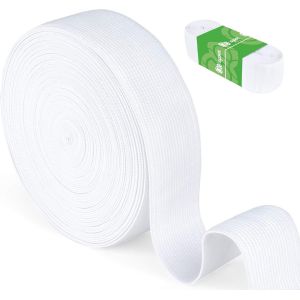 Mevronisshop-Bande &Eacute;lastique Couture, Blanche, 30 Mm Elastique Couture De Large, 10 M De Long, Pour La Couture, Elastique 3 Cm De Large L'artisanat Domestique Et Le Bricolage - Neuf