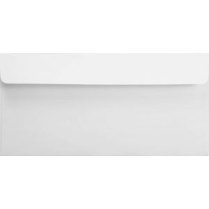 50 enveloppes blanches DL 110x220 mm 120g Aster Smooth Extra White enveloppes rabat droit enveloppes élégantes de haute qualité pour cartes de v?ux invitations mariage Baptême anniversaires - Neuf
