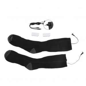Chaussettes Chauffantes Electriques Rechargeables Double Face Pour L'hiver, Pour Hommes Et Femmes, Prise Ue 100-240 V - Neuf