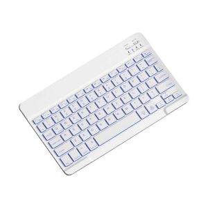 Clavier r&eacute;tro&eacute;clair&eacute; 10 pouces Bluetooth Protable Mini Mute Keyboard A - Neuf